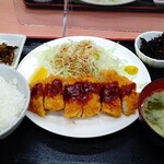 やしろ食堂 - チキンカツ定食