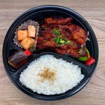 焼肉の龍園 - 黒毛和牛辛カルビ弁当