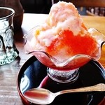 スイート スパイス アサノ - かき氷「仙台いちご（練乳トッピング）」