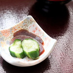 うなぎ 一富士 - 香の物