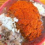 にかいや - ぶた入り赤道＋トッピング全部