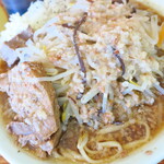 にかいや - ＜参考＞ラーメン中盛＋ヤサイニンニクヤクミアブラ