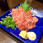 三酉屋 - 馬刺し780円別