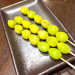 三酉屋 - ぎんなん串200円別