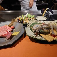 宮崎尾崎牛 鉄板焼き 吟 梅田ヒルトンプラザウエスト - 