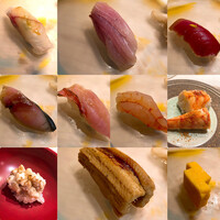 鮨 千陽 - 握り9貫＋玉子焼き