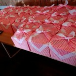 おかだ紅雪庭 - 予約のおせちが並んでいます。