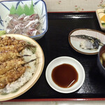 金沢食堂 - アジ刺セット