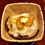 御料理 古川 - 蕪蒸し 昆布森産 馬糞海胆 百合根 銀杏 山葵