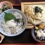 うどん市 - (料理)ザルしらす丼セット うどん大盛り