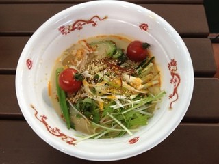 Nifujisabisuseibudomu - 夏野菜の冷やしピリごま麺