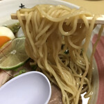 ラーメン あんず - ツルシコ細麺①