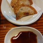 はなさき家 - Ａランチの揚げ餃子