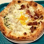 真鶴ピザ食堂 KENNY - しらすと卵と青海苔＆焼き豚と卵とたけのこ（2020.11-2）