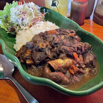 FLEX BAR&GRILL - ＊CURRY GOAT（L）（¥1,620）
                        （with Salad & Rice）