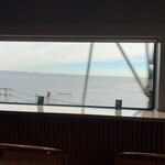 SaPher ODORIKO Cafeteria - 車窓から見える伊豆の海