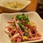 学大酒場エビス参 - 新メニューの低温調理タンマリネ！これがチョー美味いん♡