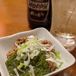 学大酒場エビス参 - もずく納豆で尿酸値にも気使い☆