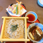 Sagami - 鴨汁ざる蕎麦　天ぷら付き