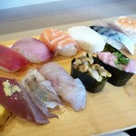 寿司 魚がし日本一 - 特盛にぎり
