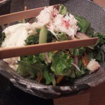 しゃぶ禅 神楽坂店 - たらば蟹サラダ