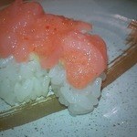 粋や - イカ明太マヨ軍艦の、マヨと海苔抜き