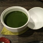 ATELIER INAKA - 宇治抹茶ソースの杏仁みるくプリン
