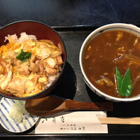 日本橋 やぶ久 - 親子丼＋カレー南蛮　950円
