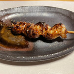 酒肴 新屋敷 - 鰻の肝串。これまた絶品