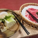 エクセレントゴルフクラブ 一志温泉コース - すき焼き 野菜＆肉