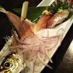 寿司・割烹 大吉 - 鯵　握り４貫