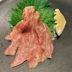 鉄板焼 まさき - 肉のお刺身