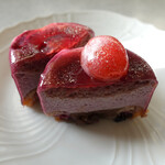 Rue Favart - 巨峰の下のジュレが美味〜♬