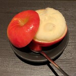 炭火焼肉 なかむら  - 林檎シャーベット