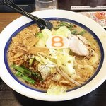 Hachiban Ramen - 野菜こく旨らーめん（麺大盛り）