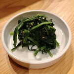 韓国食堂 入ル - ほうれん草のナムル