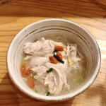 韓国食堂 入ル - 参鶏湯 さぁ、いただきます(*´˘`*)♡