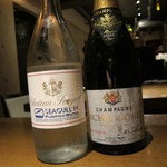 サロン・ド・シャンパーニュ ヴィオニス - ミッシェル・ゴネ　ブリュット　レゼルヴ NV＆シーガルフォーのお水