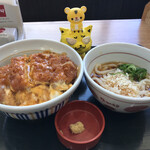 なか卯 - かつ丼セット690円（税込）