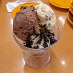 スシロー - ザクっとクッキー&クリームパフェ(税別280円)