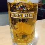 台湾料理 百味鮮 - 『 生中 』（ 1人1品までの、「 店長の応援料理 」の値段 ）   200円（ 税別 ）  
      ※ 「 通常時と2杯目 」からは、380円（税別 ）です。