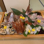 Sumoto Onsen Kagetsukan - 活造り・ 鯛姿造り・季節の旬魚造り・伊勢海老姿造り