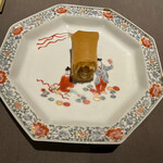 茶禅華 - 上海蟹の身と味噌入り春巻き