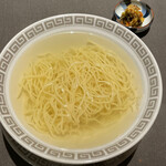 茶禅華 - チンタンスープに麺　上海蟹のXO醤