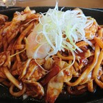 エクセレントゴルフクラブ 一志温泉コース - 鉄板味噌焼きうどん