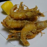 立呑み処まる - 川津エビの唐揚げ