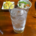 立呑み処まる - 麦焼酎