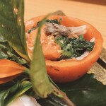 Sizen Mukuan - ☆7小松菜、舞茸、柿のシナモン和え