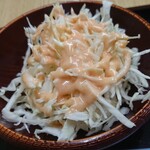 串カツ えびす - きゃべつ