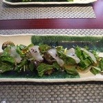 耽美 下村 - 地野菜と真鯛のカルパッチョ